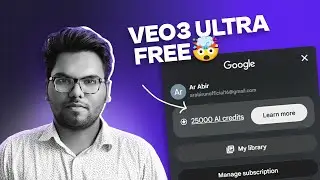 VEO3 Ultra Free Secret Method Exposed🤯 | Design With Abir