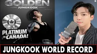Breaking News🏆BTS Jungkook Makes Record as First Asian Artist With Multi-Platinum Singles🌏