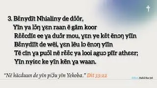 Yïn Nhialic cɔk käcduun de piɔ̈u ye dhiac athɛɛr.