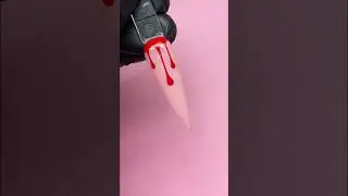 Blood drips 🩸 im so ready for Halloween nails🥰 #nails #acrylicnails #nailtutorial #halloweennails