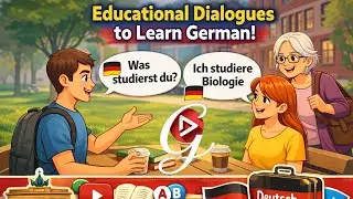 German University Dialogue | Real-Life Conversation Between Students 🇩🇪