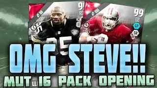 Чёрт возьми, Стив Янг просто нелеп! Обновление состава! Открытие набора MUT 16 | Madden 16 Ultimate Team