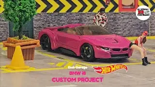 Hot Wheels Bmw i8 Custom Project | Barbie Car |LBWK Body Kit 4K