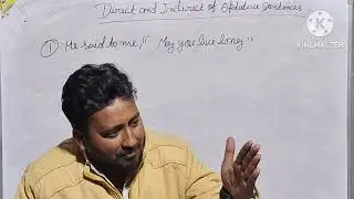 Direct And Indirect Speech Of Optative Sentences 