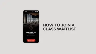 How to join a class waitlist | Virgin Active App