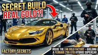 Inside the 24K Gold Factory &ndash; Building a Ferrari 296 GTB Hybrid Supercar