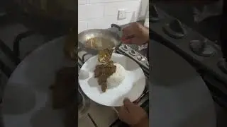 Puttu with Beef curry. Try this 🤤