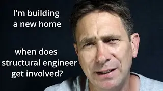 When does a structural engineer get involved in the house design process?