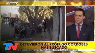 INSEGURIDAD I Detuvieron al prófugo más buscado en la provincia de Córdoba
