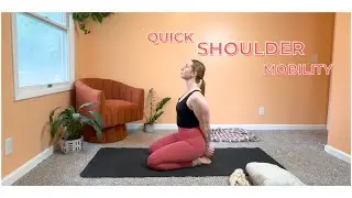 Quick and Easy Shoulder Mobility Routine For Tight Shoulders!