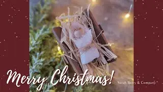 Baby Jesus Christmas Craft - The Reason for the Season Nativity DIY with Sarah Berry & Company
