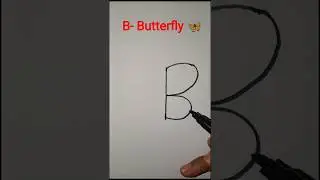 Easy Butterfly drawing #drawing #pancilart #butterfly #viral #shortvideo #youtube #trending #song