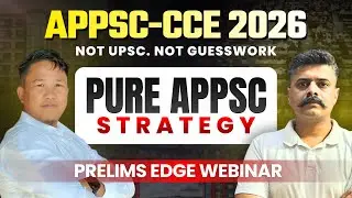 🎯 APPSC-CCE 2026 Strategy Webinar | Exam Pattern, PYQ Analysis & Prelims Plan | Prelims EDGE