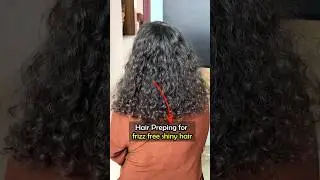 Hair prepping for frizz free shiny hair ✨ For Bridal Makeup Bookings 📞 9384397354 ❤️✨