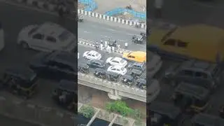 Huge traffic Jam in Western Express Highway