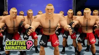 100 Brock Lesnars vs 1 Gorilla