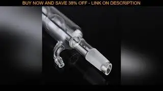 200mm 19*2 Glass Allihn Condenser Tube with Hose Connections Lab Laboratory Glassware