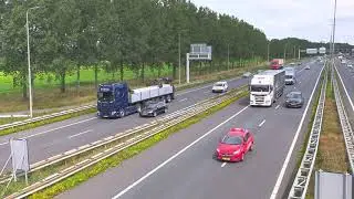 trucks spotten langs de A28 bij Hattem 3