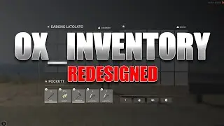 How to modify the design of Ox inventory  - Easy tutorial - esx/qbox/fivem