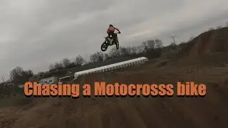 Flying my drone in a mx track chasing a motocross rider in MCC Schenkenhorst / Berlin