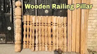 Wooden Railing Pillar, Staircase Wooden Pillar, Wooden Master Pillar By Star Enterprises Furniture