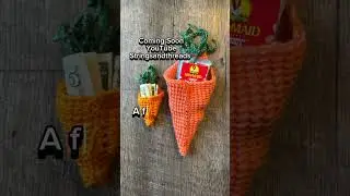 Crochet Easter Carrot Candy Holders | Easy Tutorial Coming Soon!