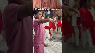 Don&rsquo;t believe his innocent cry #kuchipudi #dance #funny #trending #classicaldance #indiandance