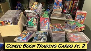 Revisiting My Collection - Comic Trading Cards pt. 2 - The Boxes