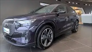 2023 Audi Q4 e-tron sportback 40 in Aurora violet with black optic ( walkaround)
