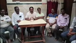 Guest facultys Union State President Dr Hanumanth Gouda Kalmani pressment