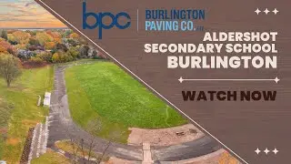 Newly paved track at Aldershot Secondary School, Burlington Ontario.