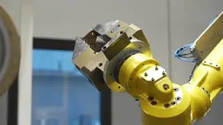 Przemysłowy robot do szlifowania i polerowania akcesori&oacute;w meblowych, zrobotyzowany system polerski