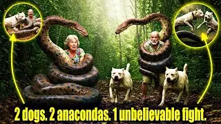 They were captured by two anacondas. What their Dogo Argentino did next was unbelievable.
