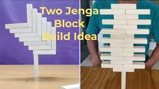 Two Build Ideas with Jenga Block | How to Play Building Blocks Ballance | Jenga Build Idea
