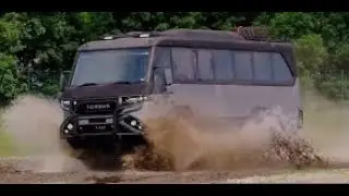 Puissant: le camping-car 4x4 sur bus Torsus Praetorian