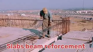 RCC Slabs Reinforcement beams work