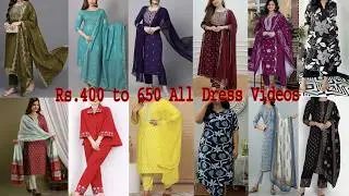 Latest Dress Design Collections with Price 400 to 650 | Office wear ,daily wear dress#todayfashion