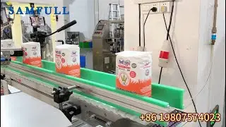 Automatic 500g 1kg 2kg wheat powder flour paper bag filling and packing machine