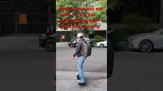 Riding around town in the OneWheel GT #onewheel #gt #youtubeshorts #losangeles #usc #vlog #flow