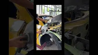 Реставрация разбитой Audi R8!