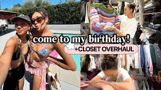 COME TO MY BIRTHDAY PARTY! + Major Closet Cleanout