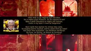 Dorn's Night Before Sanguinala - Vox-Logs