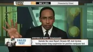 Josh Gordon Fails Marijuana Test And Suspended!    ESPN First Take