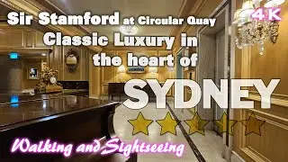 SIR STAMFORD LUXURY HOTEL CIRCULAR QUAY | HOTEL & ROOM TOUR | CLASSIC LUXURY HOTEL ACCOMMODATION 🇦🇺