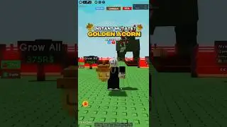 GOLDEN ACORN IN GROW A GARDEN | ROBLOX