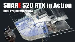 RTK Fusion in Action - Base Plate Positioning with SHARE S20 LiDAR Scanner