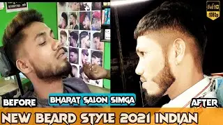 New beard style 2021 indian || Beard styles for men || Beard status || #bharatsalonsimga