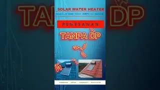 SOLAR WATER HEATER | #shorts #shortly #solarheat #solahart #solarwaterheater #pemanasairtenagasurya