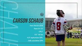 Carson Schaub 2025 Fall/Winter Highlights