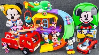 Satisfying with Unboxing Disney Mickey Mouse Fire Engine Truck Playset | Review Toys ASMR